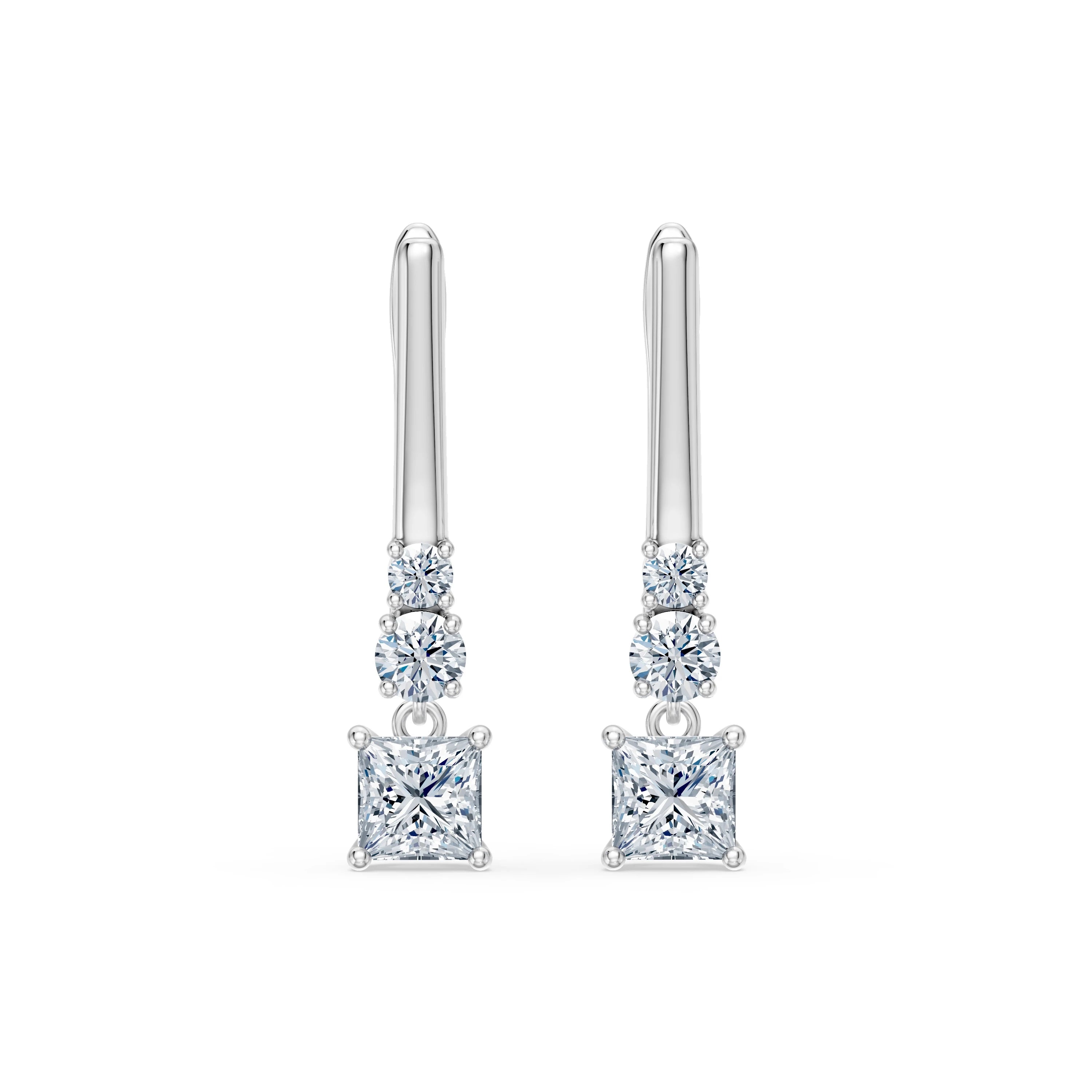 Solitaire Eternity Earring, 0.6 ct — 102-10143(0.30)PR