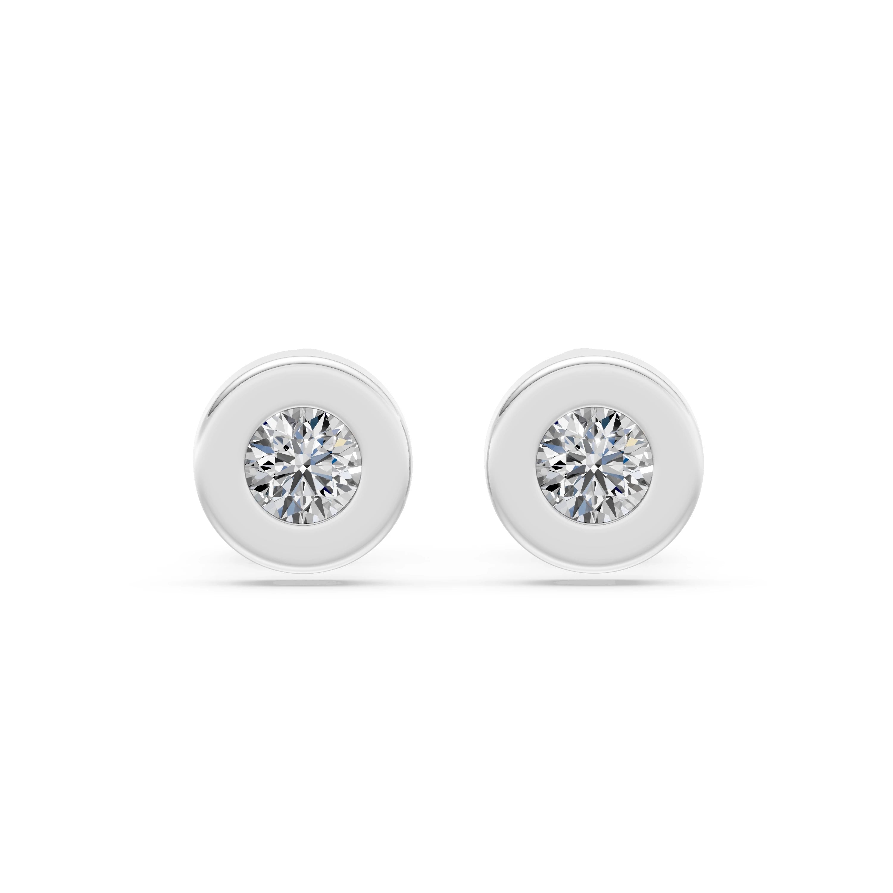 Solitaire Butterfly Earring, 0.4 ct — 102-10050(3.7)
