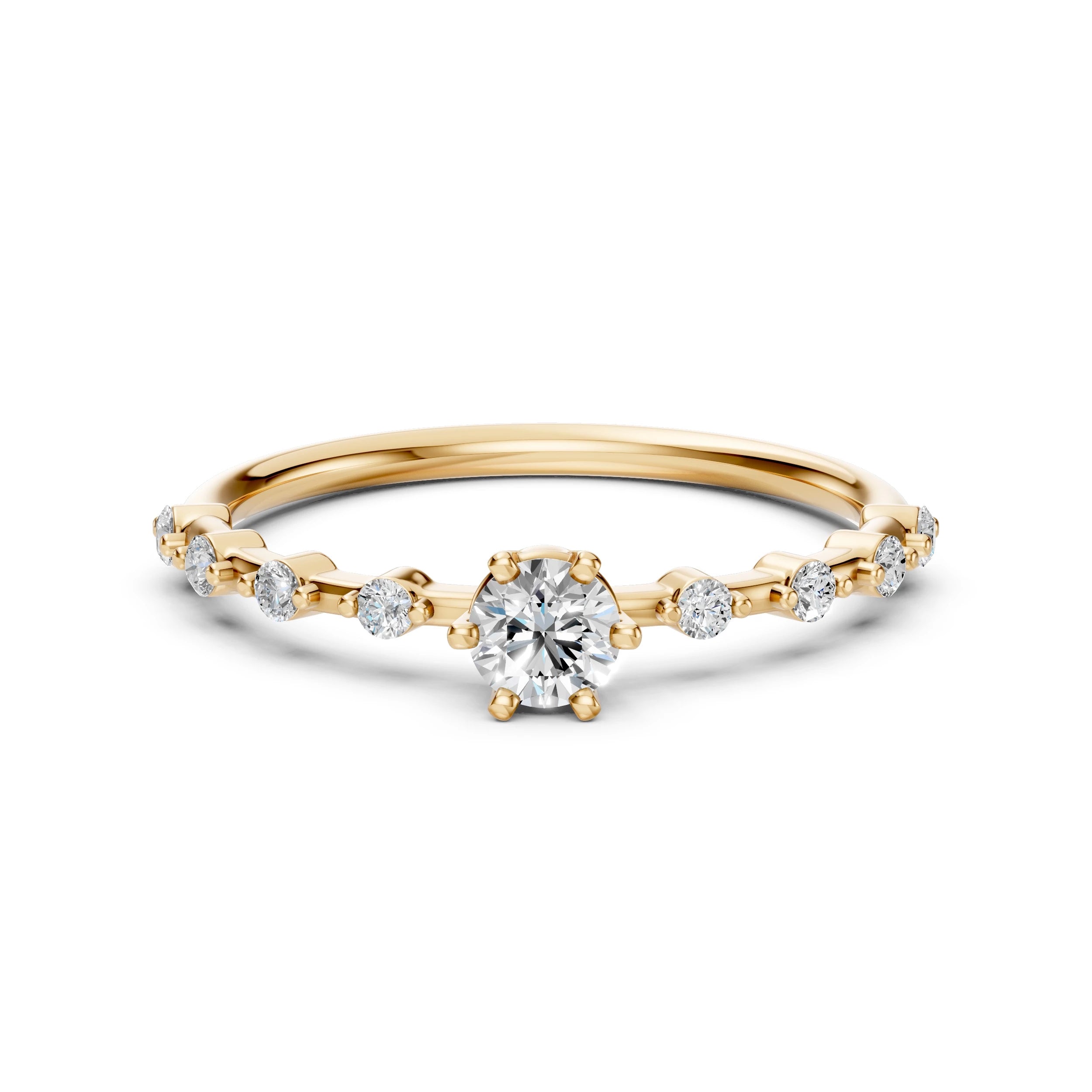 Solitaire Eternity Ring (Round), 0.3 ct — 101-10144(4.2)