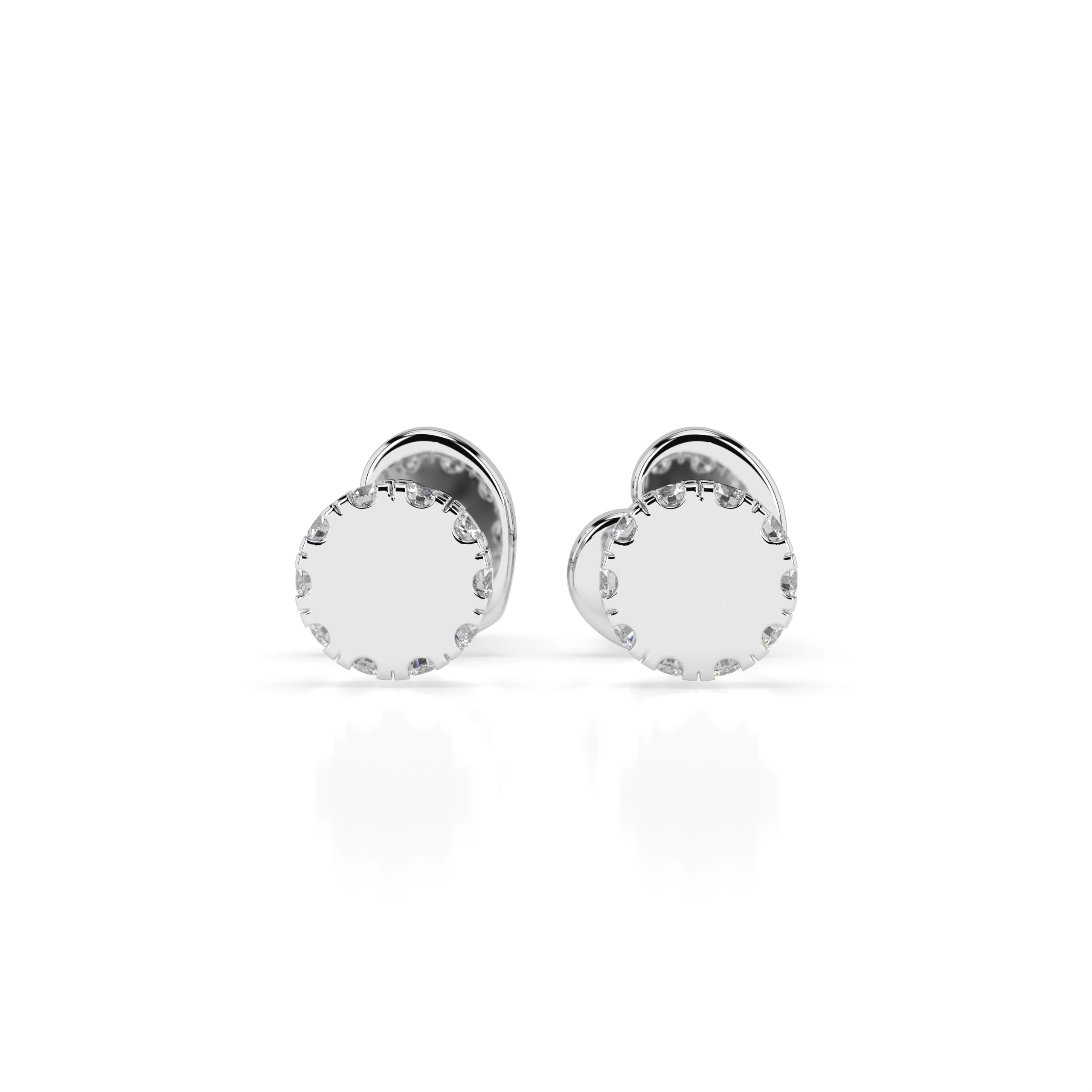 Minimalism Earring (Round), 0.1 ct — 102-10029