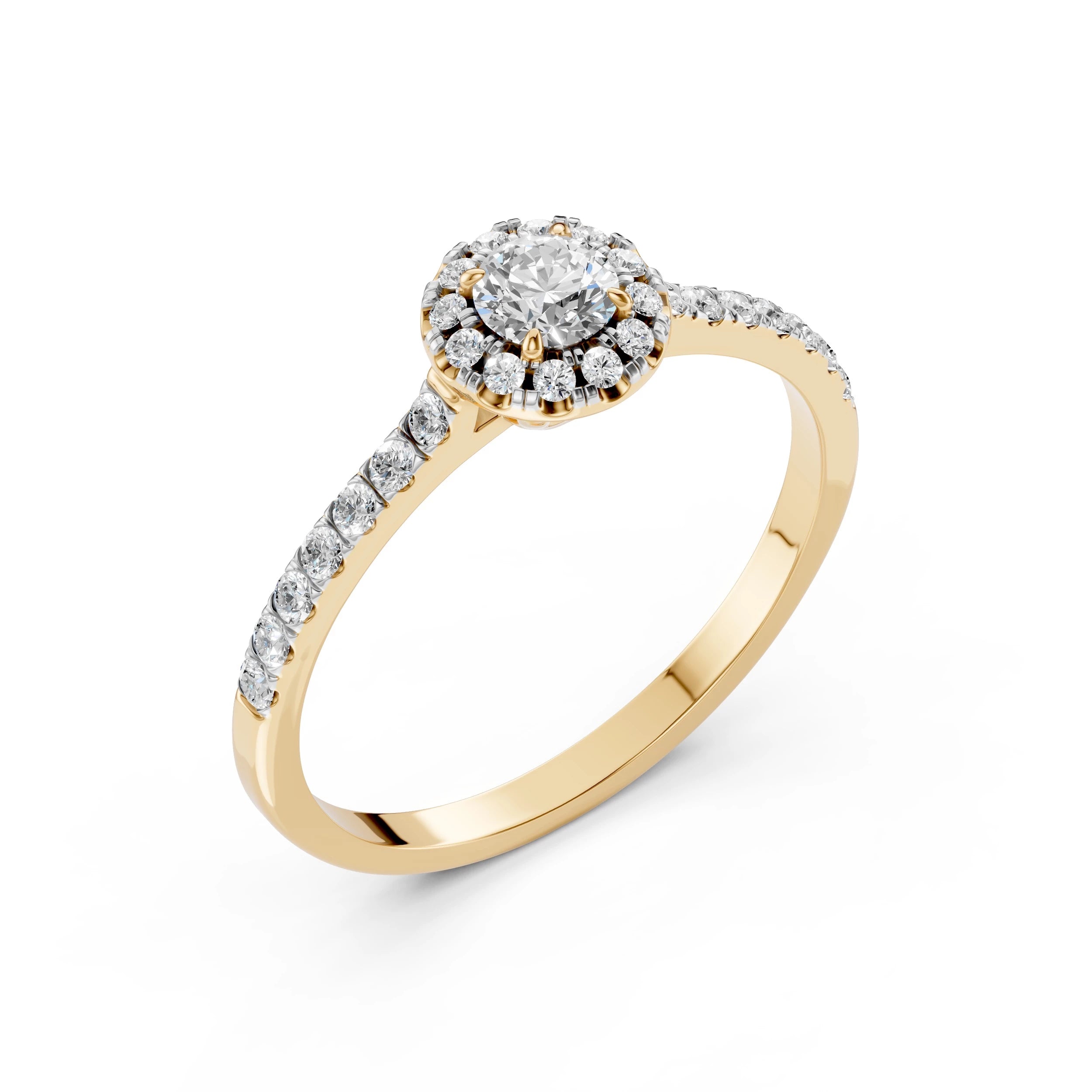 Solitaire Eternity Ring (Round), 0.2 ct — 101-10095(3.7)