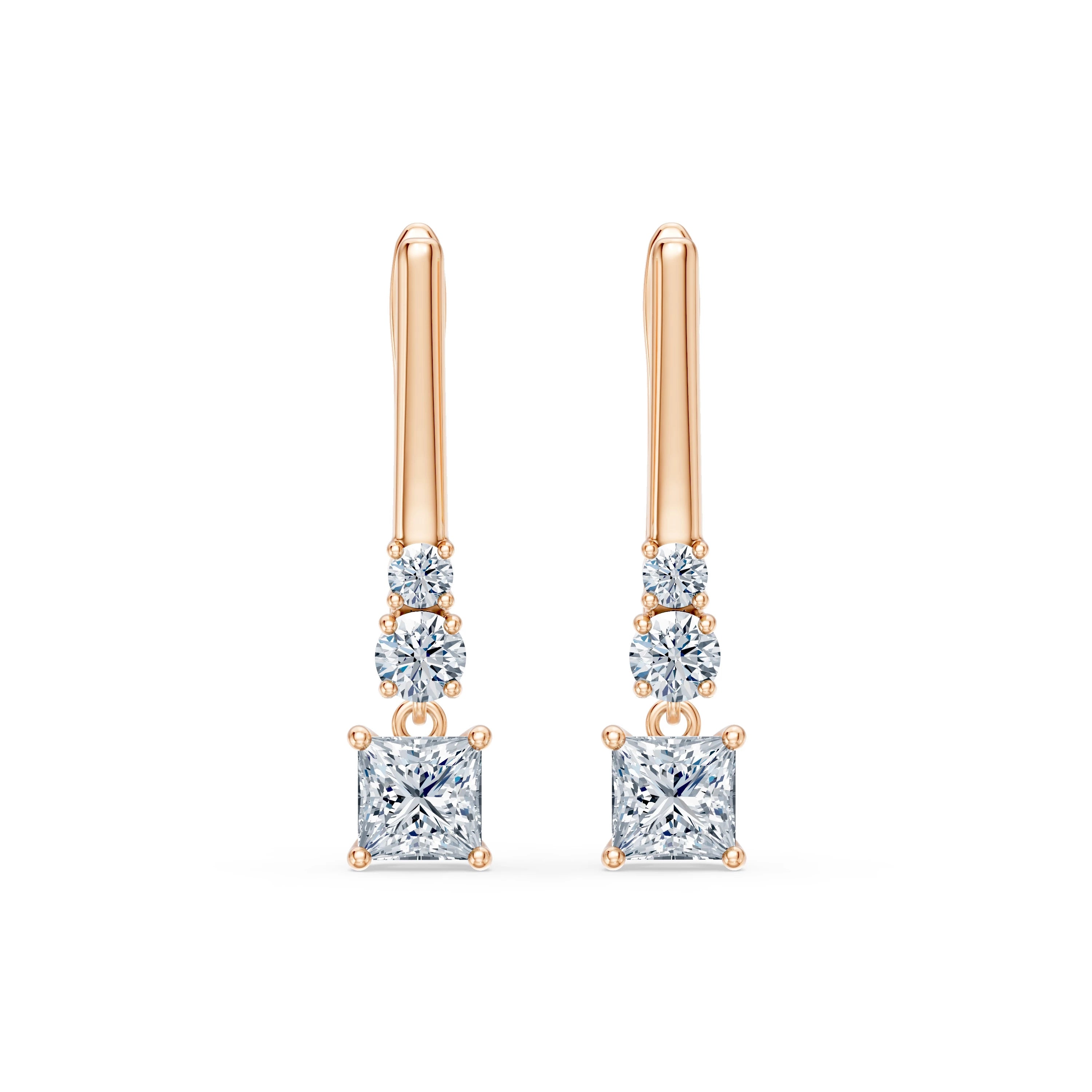 Solitaire Eternity Earring, 0.6 ct — 102-10143(0.30)PR