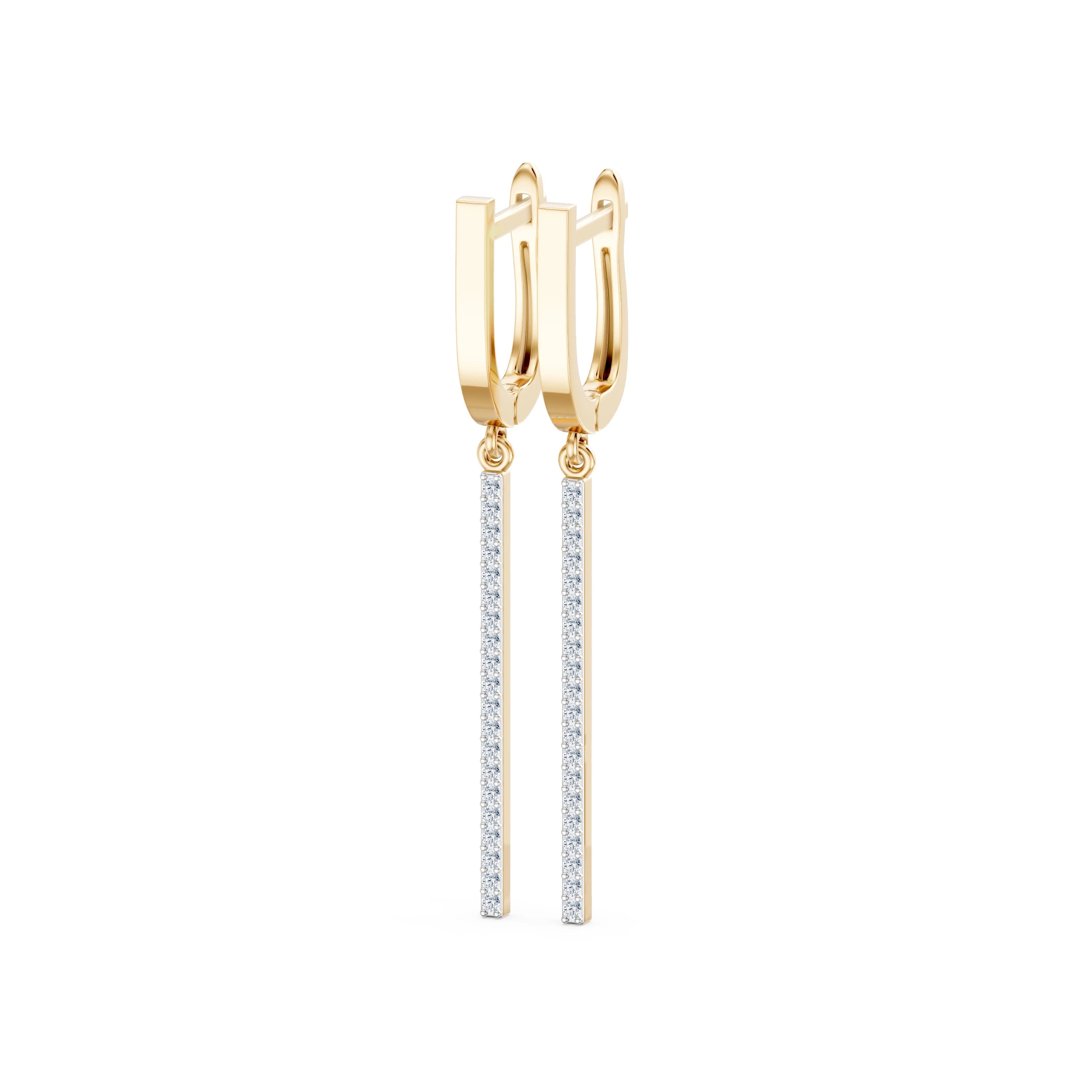 Minimalism Earring, 0.24 ct — 102-10129/1