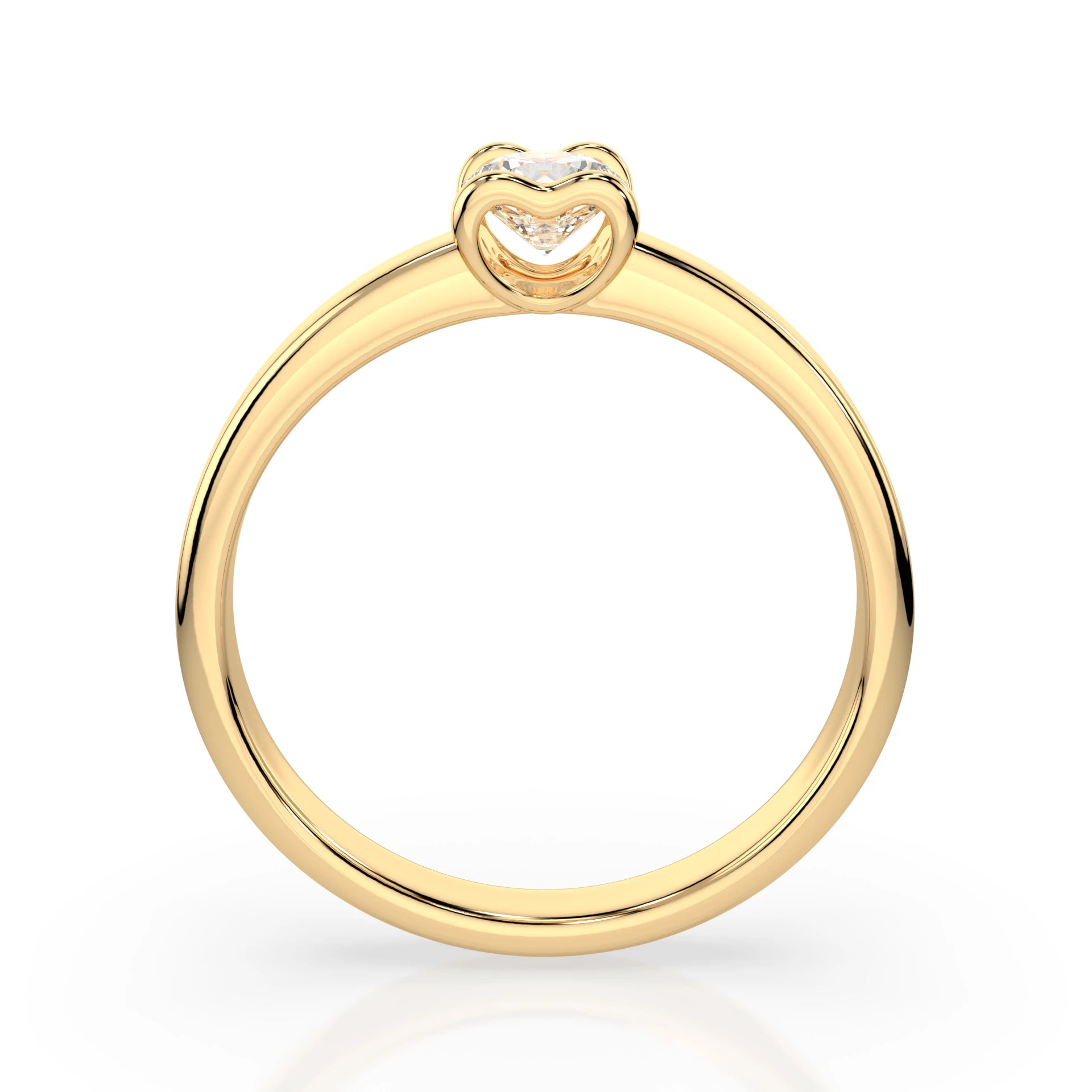 Solitaire Ring (Round), 0.3 ct — 101-10013(4.2)