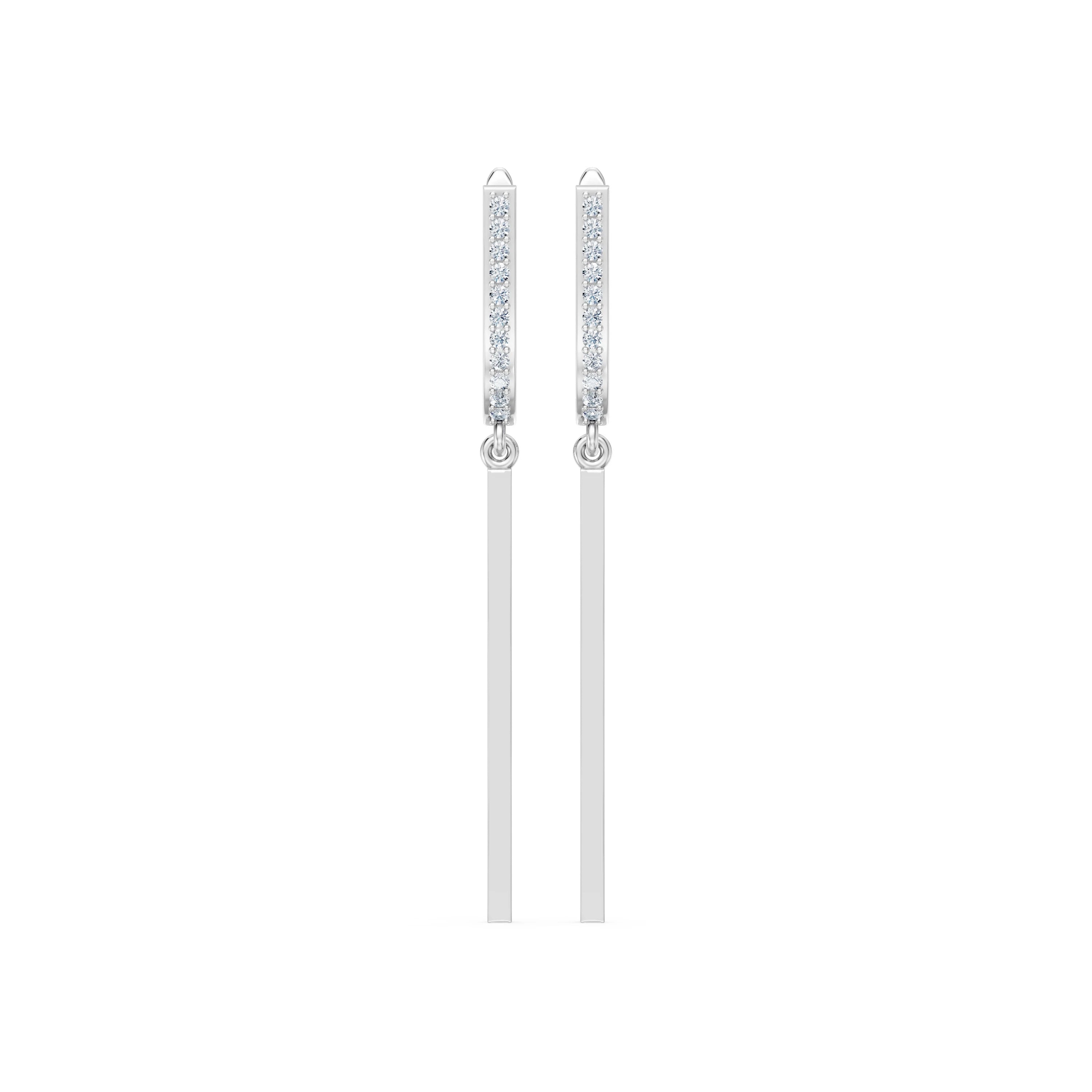 Minimalism Earring, 0.13 ct — 102-10129/3