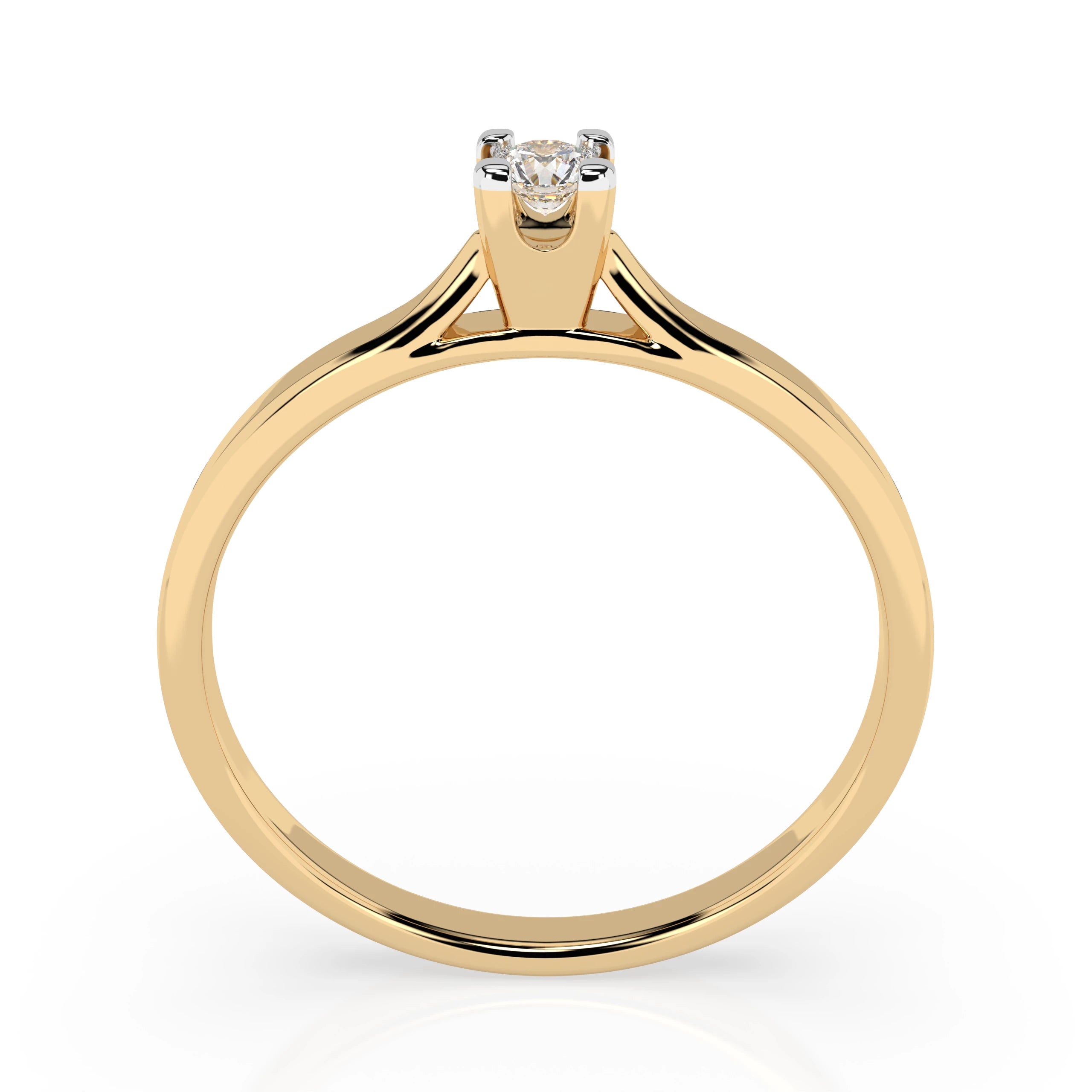 Solitaire Ring (Round), 0.06 ct — 101-10034(2.5)