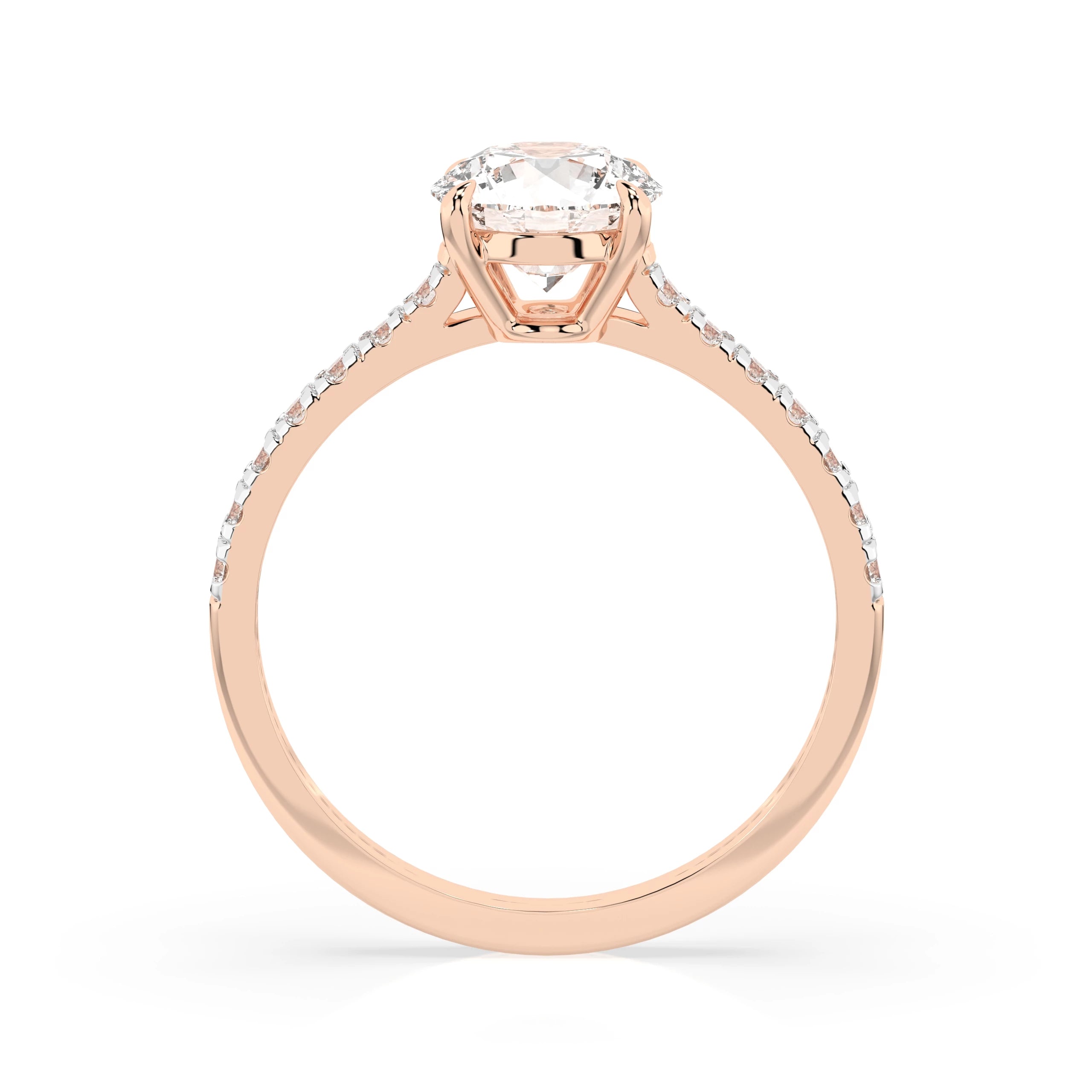 Solitaire Eternity Ring (Round), 1.0 ct — 101-10094(6.5)