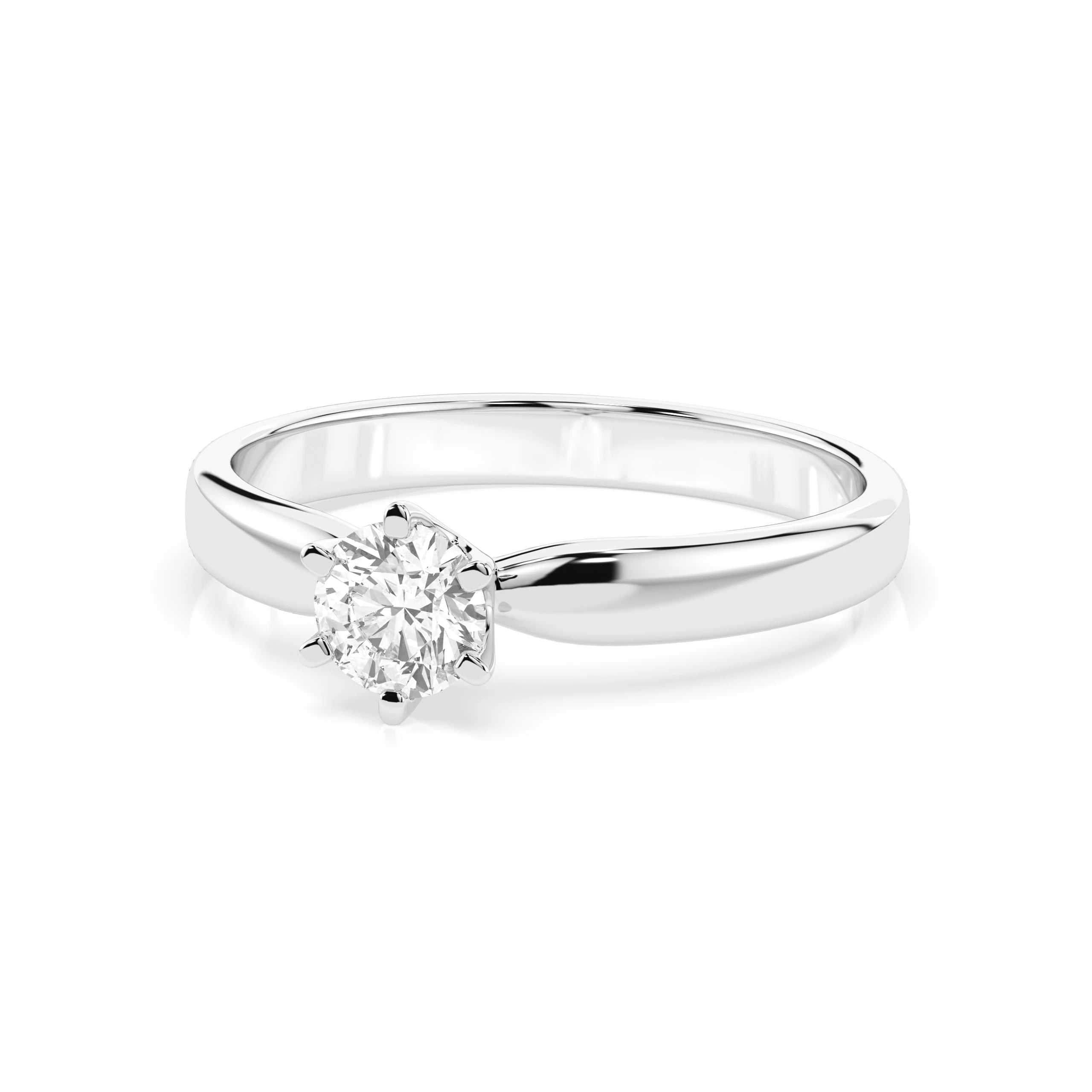 Solitaire Ring (Round), 0.35 ct — 101-10040(4.5)