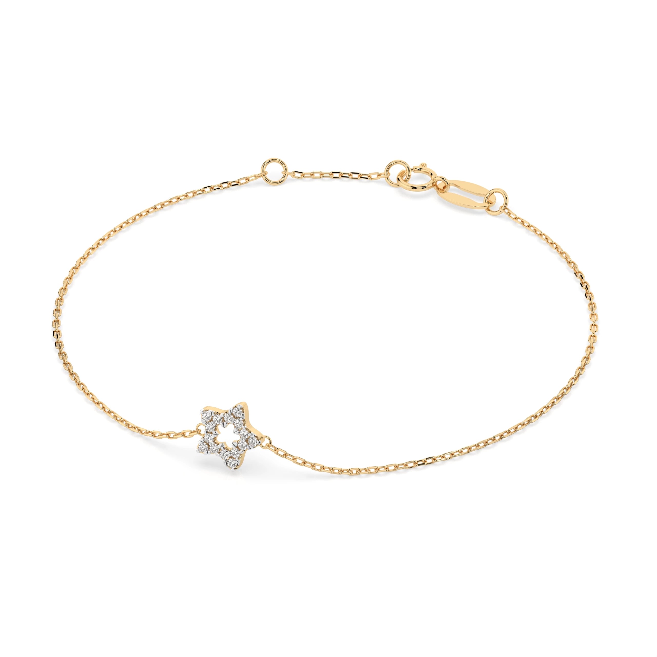 Minimalism Bracelet (Round), 0.08 ct — 105-10014