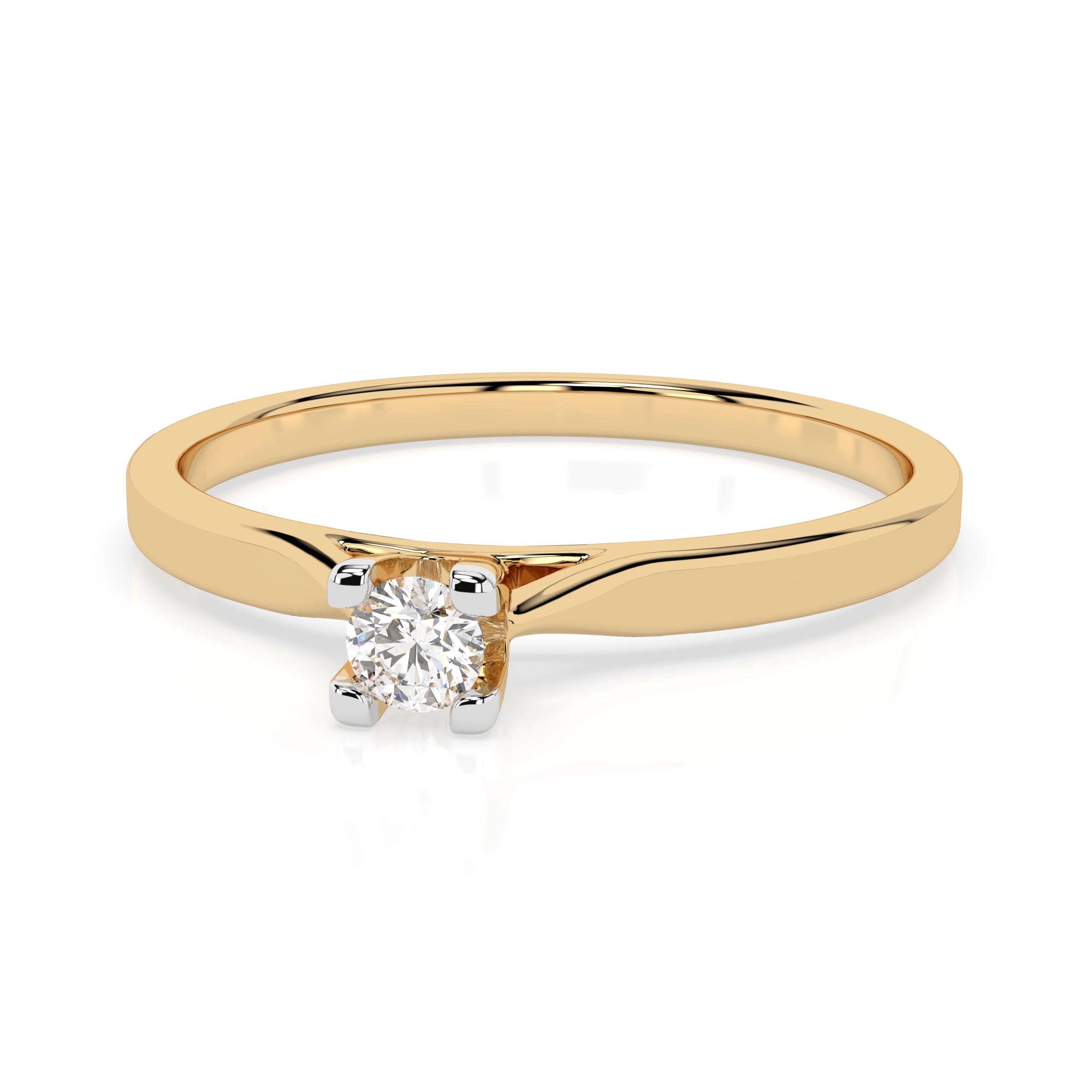 Solitaire Ring (Round), 0.06 ct — 101-10034(2.5)