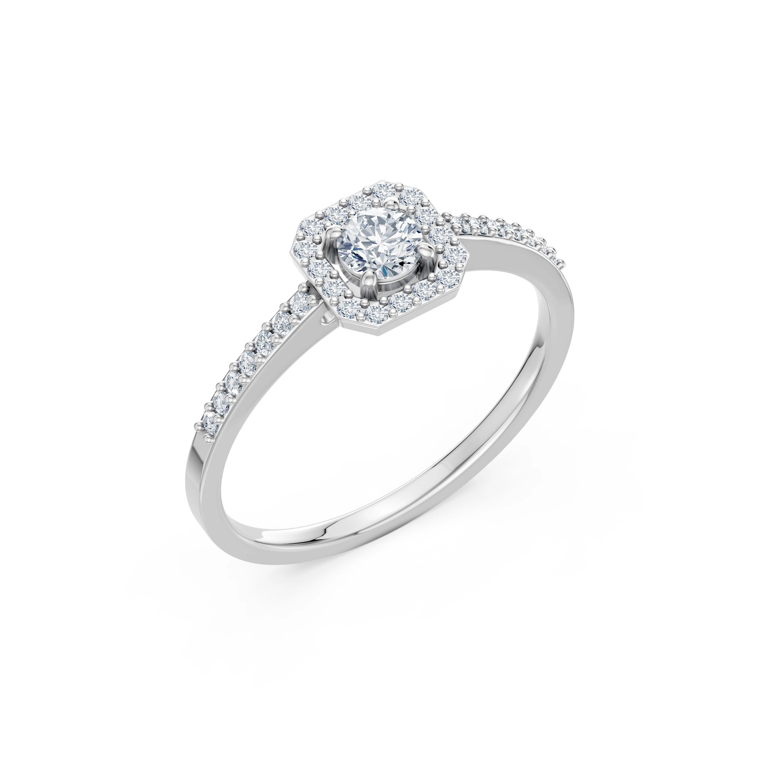 Solitaire Eternity Ring, 0.2 ct — 101-10118/2(3.7)