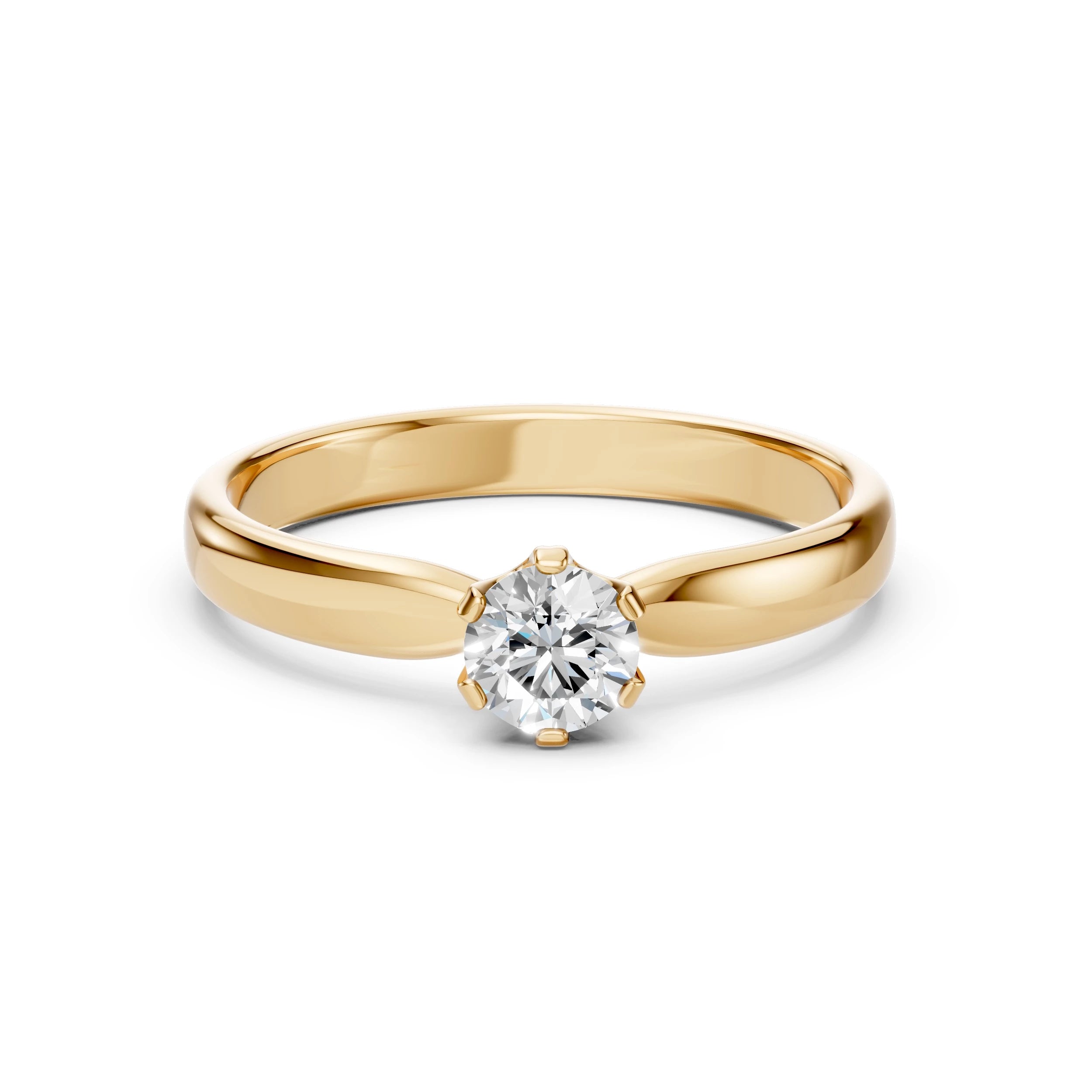 Solitaire Ring (Round), 0.4 ct — 101-10040(4.7)