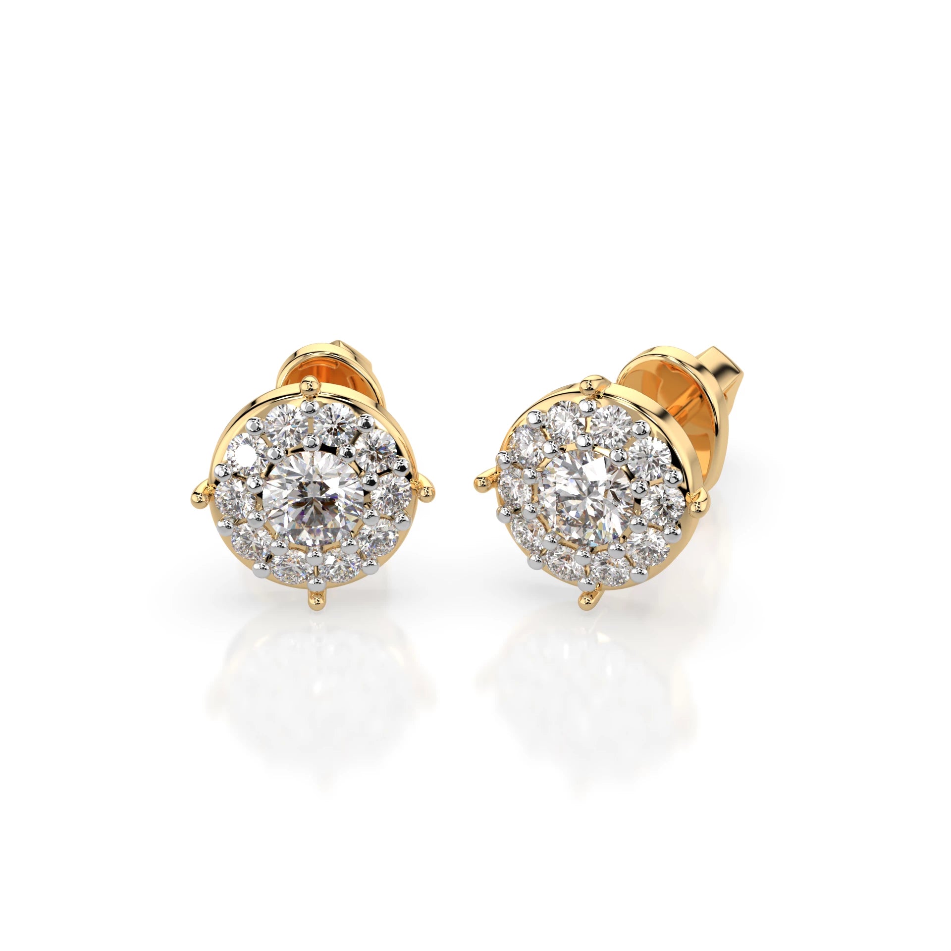 Solitaire Eternity Earring (Round), 0.12 ct — 102-10017(2.5)