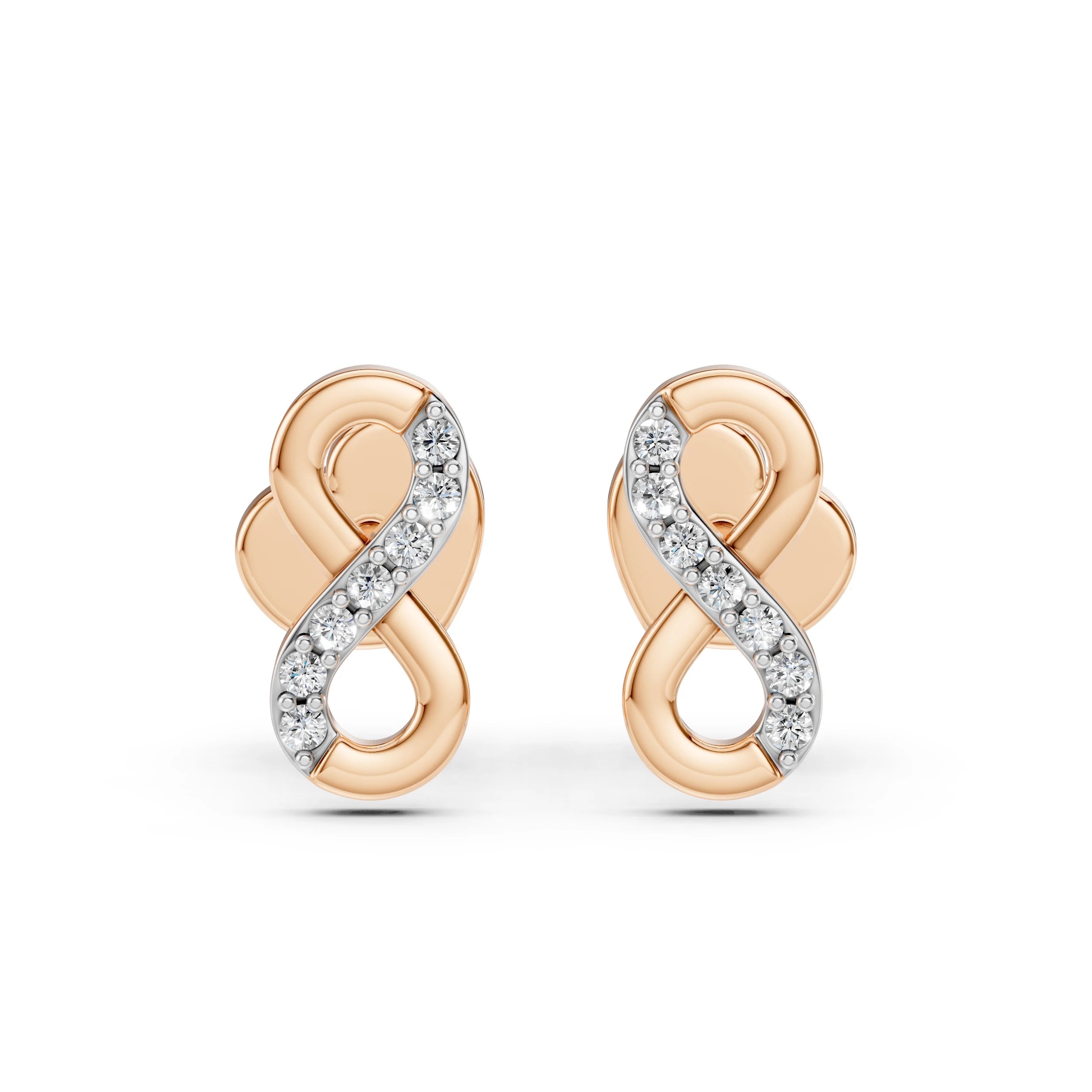 Minimalism Earring (Round), 0.09 ct — 102-10092