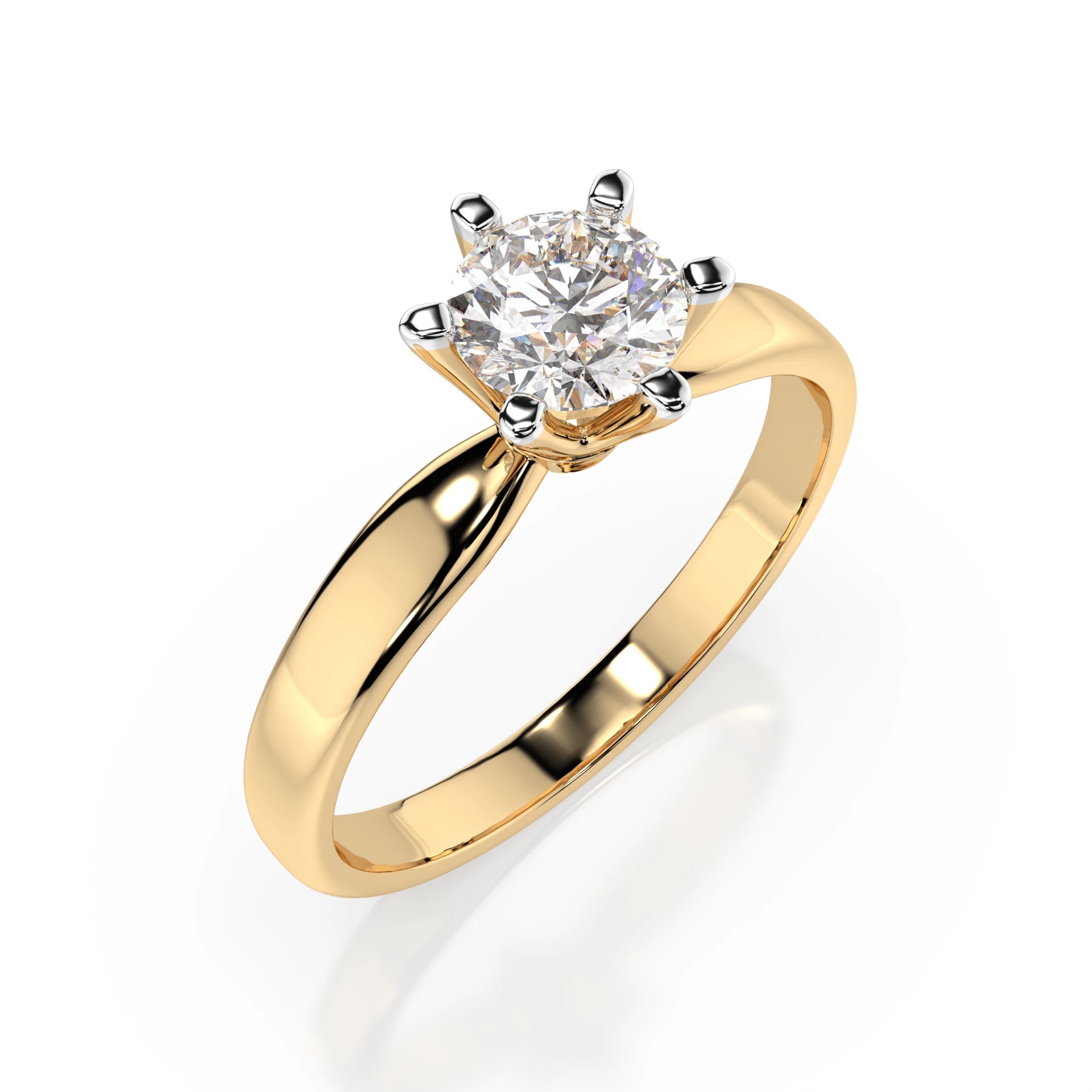 Solitaire Ring (Round), 0.5 ct — 101-10040(5.1)
