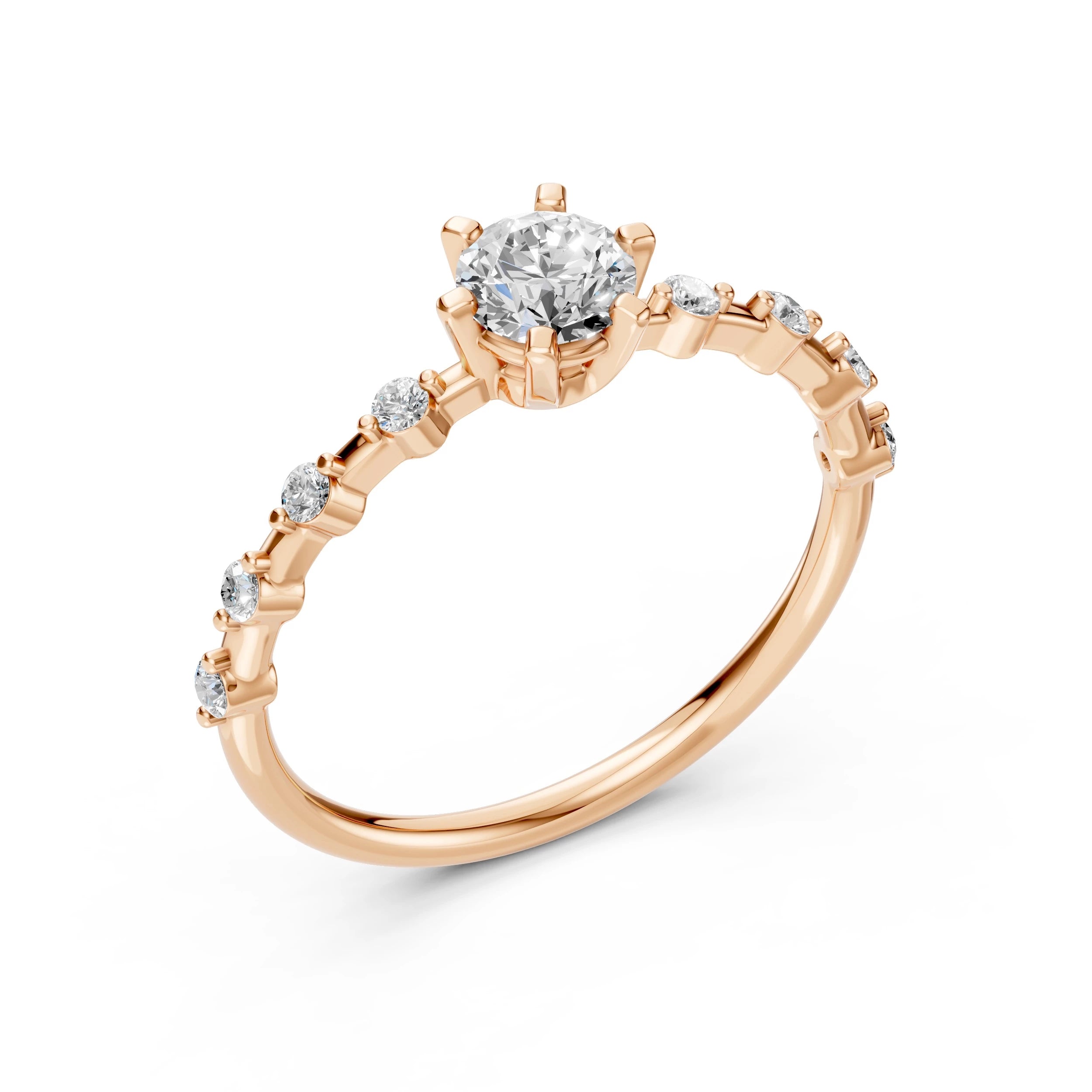 Solitaire Eternity Ring (Round), 0.5 ct — 101-10144(5.1)
