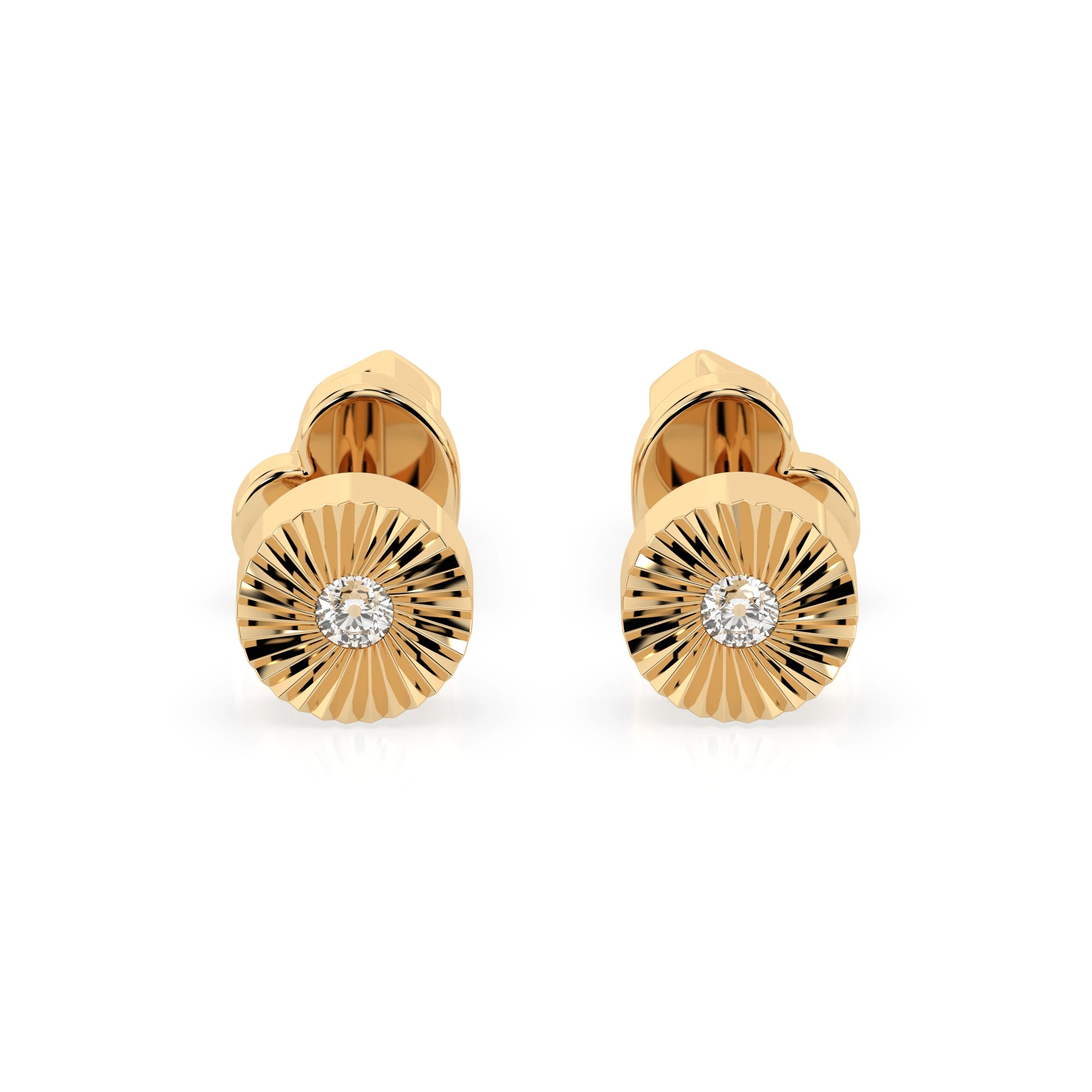 Minimalism Earring (Round), 0.04 ct — 102-10049