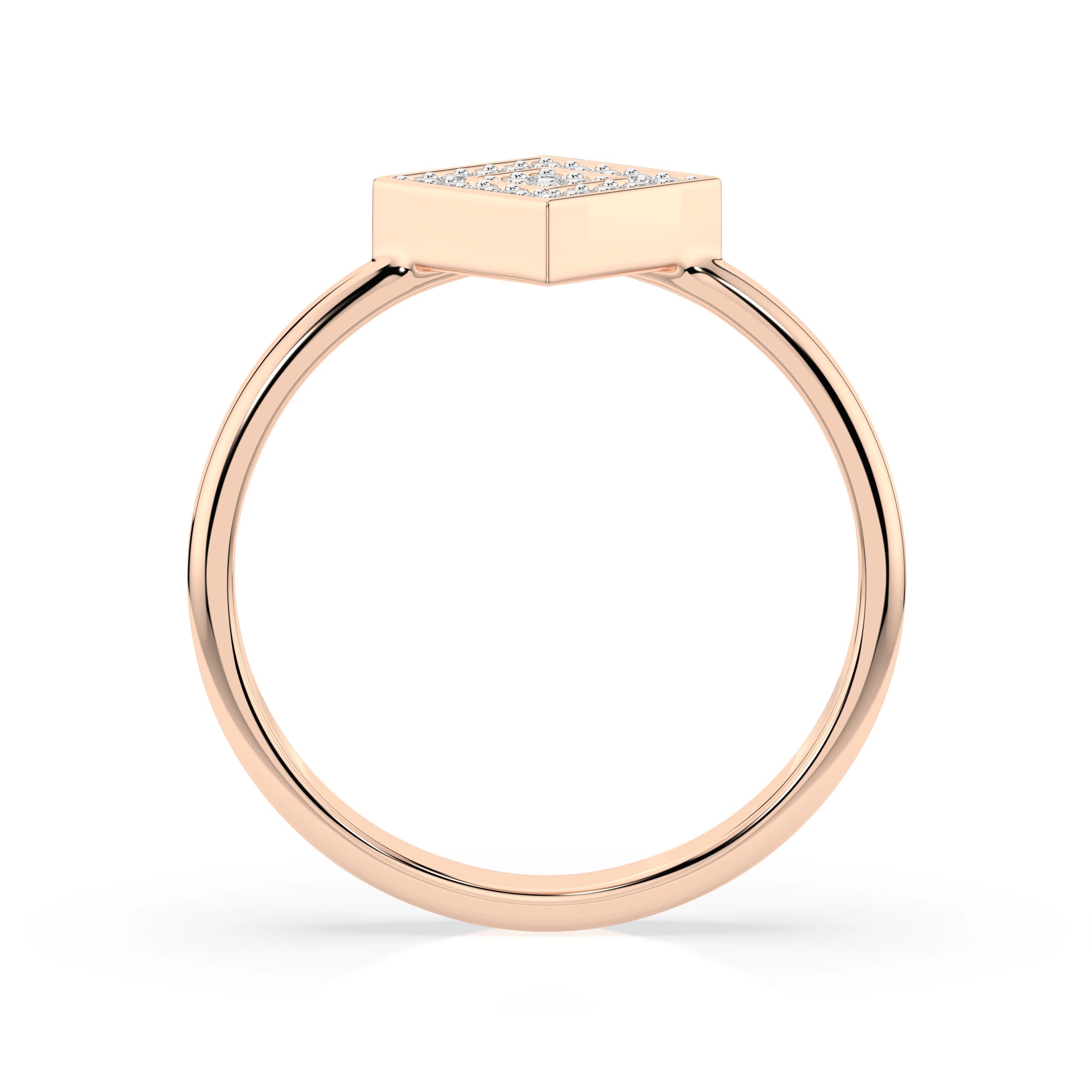 Illusion Ring (Round), 0.1 ct — 101-10074