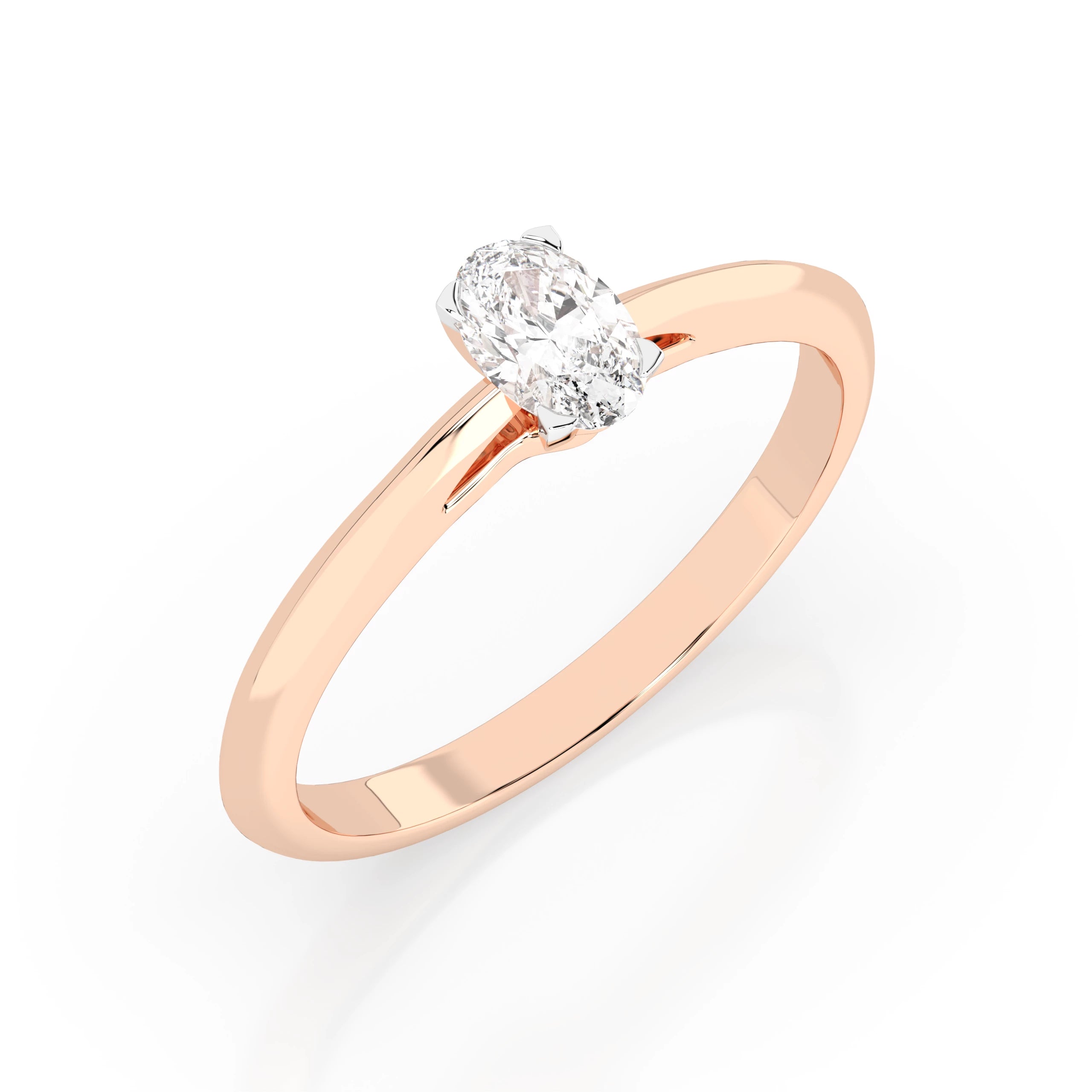 Solitaire Ring (Oval), 0.3 ct — 101-10190(0.30)OV