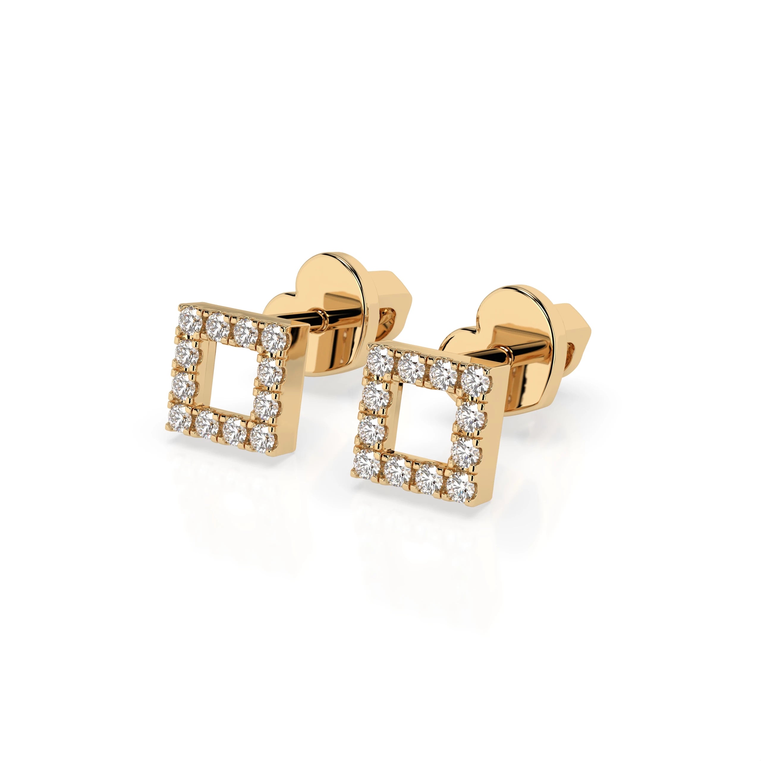 Minimalism Earring (Round), 0.14 ct — 102-10053